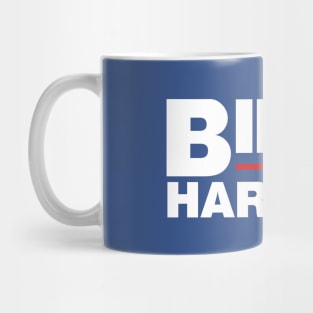 Biden Harris 2020 logo on blue Mug